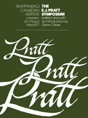 cover image of The E.J. Pratt Symposium